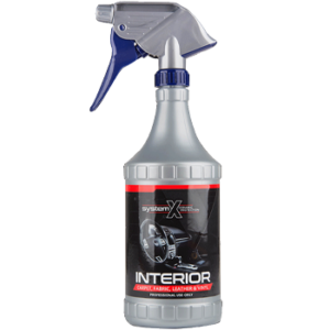 Bottle of System X Interior ceramic coating spray for vehicles interiors